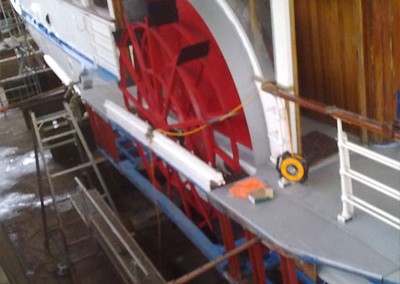 Fabricating a Metal Guard for a Paddle Boat
