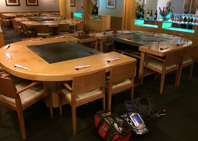 Welding a Metal Hot Plate in a Restaurant