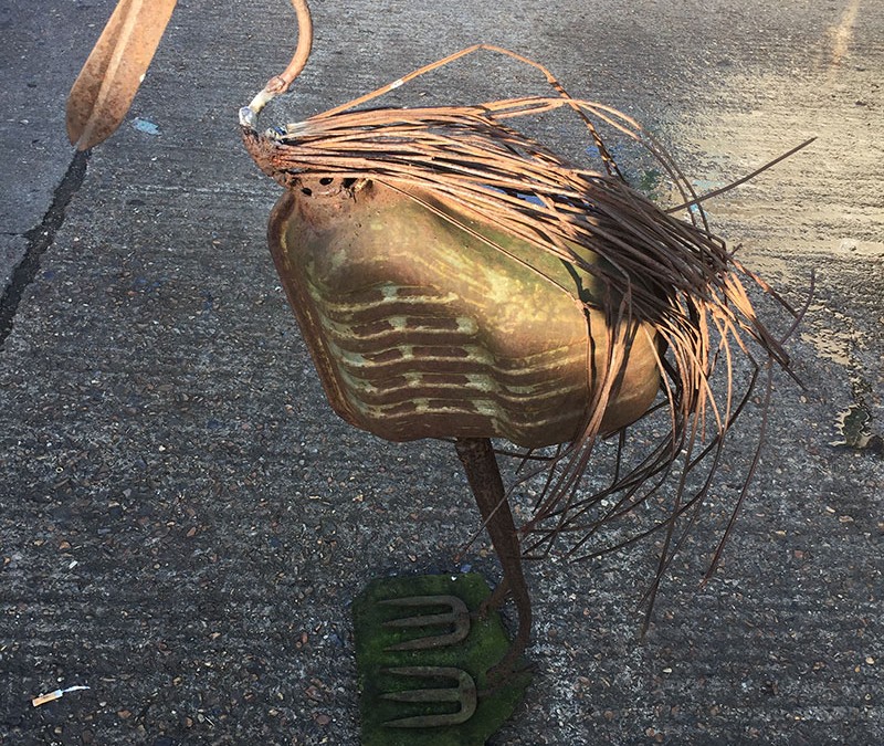 Welding Repair to a Metal Sculpture