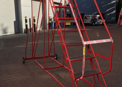 Welding Metal Stairs