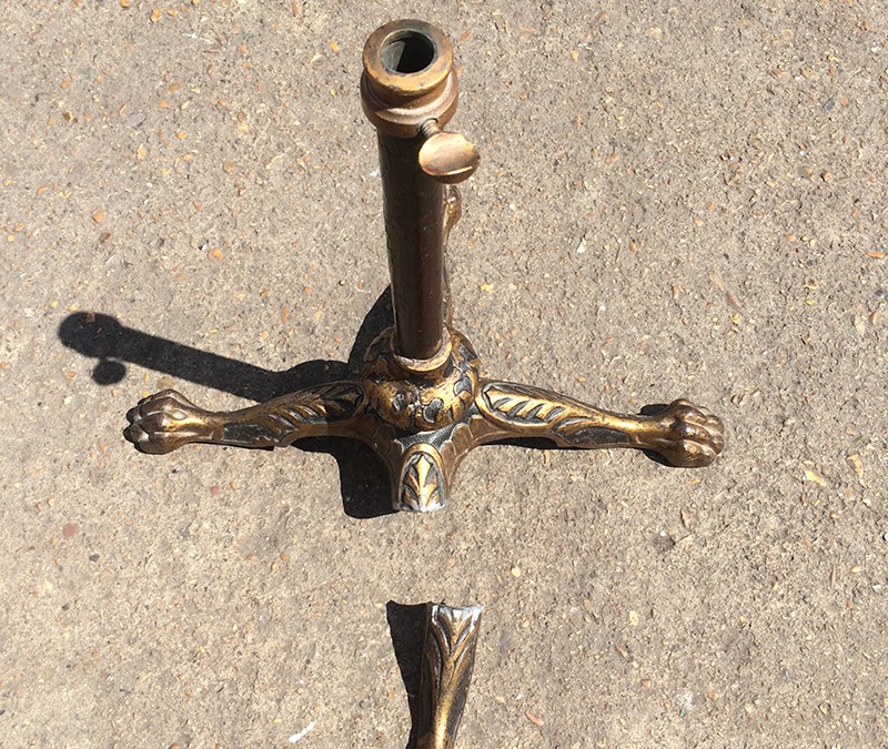 Welding Repair to a Decorative Leg