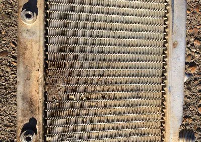 welding repair to a radiator