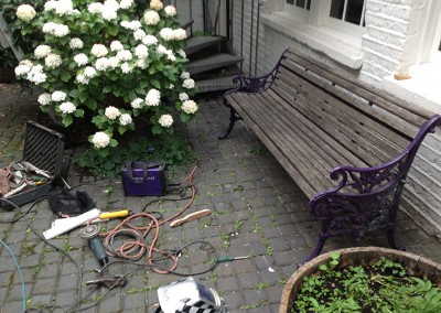 Welding Repair to a Metal Bench
