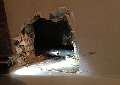 Welding Repair to a Water Pipe