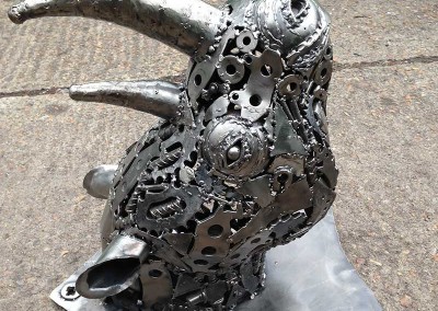 Welding Repair to a Metal Sculpture