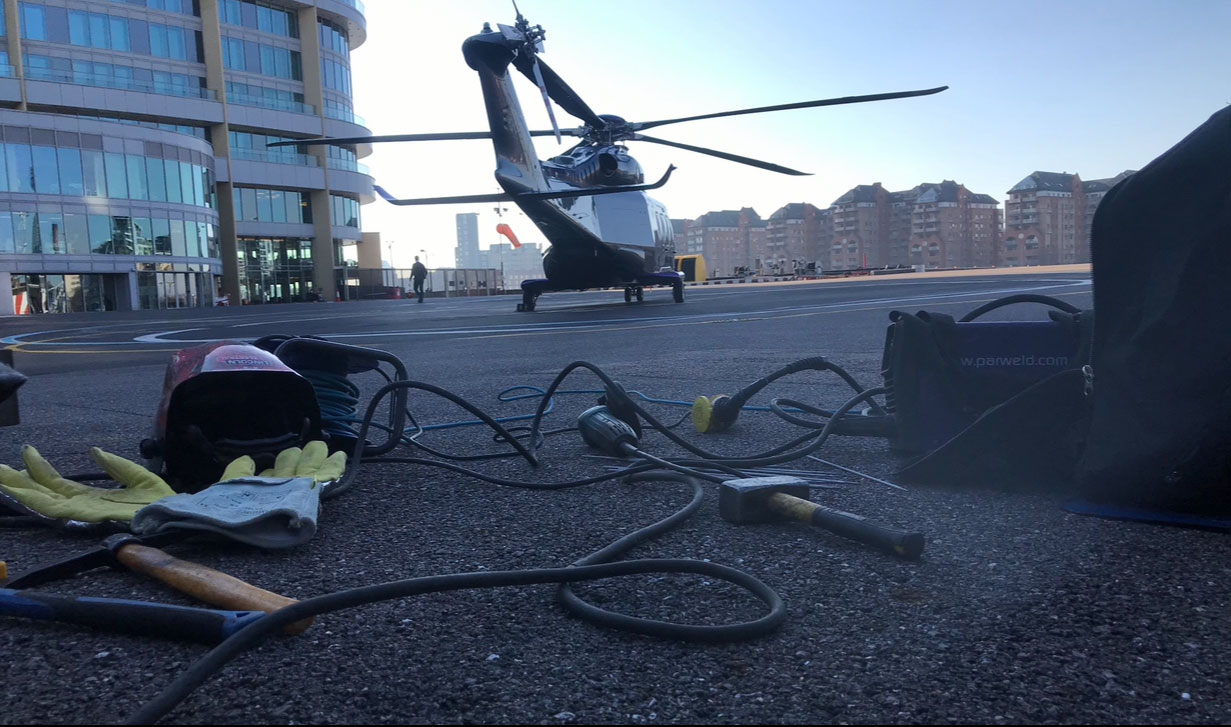 weldfix welding repair-battersea heliport 2
